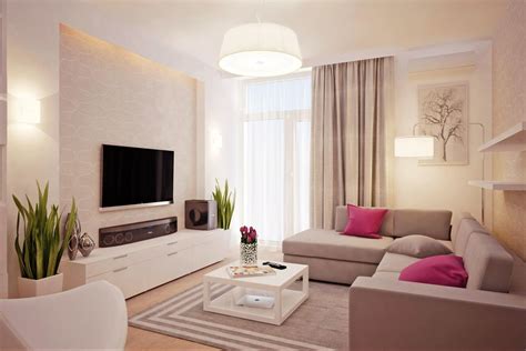 Дизайн гостиной в частном доме в современном стиле в светлых 