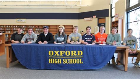 Nine Wildcats Move to the Next Level - Oxford High School Sports ...